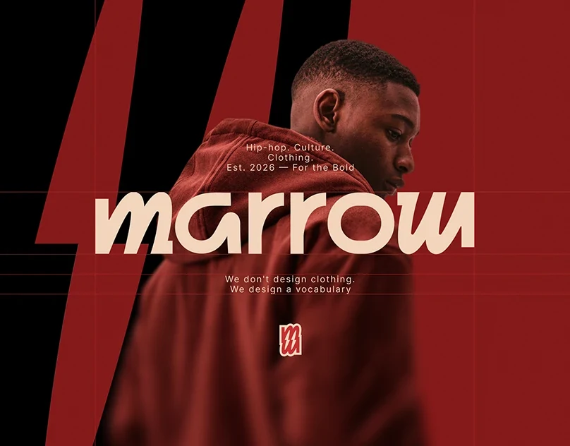 Behance 设计精选 | MARROW Brand Case Study | Clothing and Fashion Brand-多模态AI