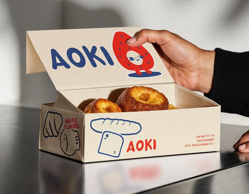 Behance 设计精选 | AOKI BAKERY-多模态AI