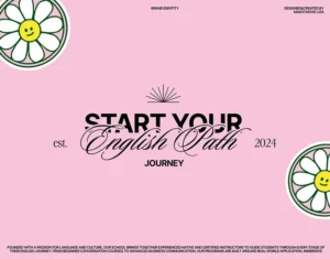 Behance 设计精选 | ENGLISH PATH — BRAND IDENTITY FOR LANGUAGE SCHOOL