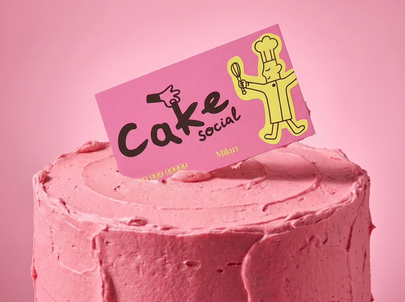 Behance 设计精选 | Cake Social bakery brand identity-多模态AI