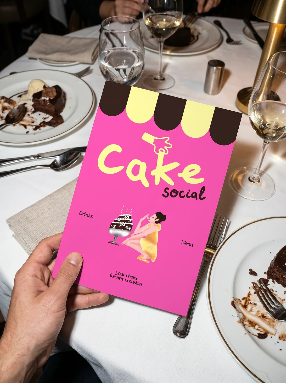 Behance 设计精选 | Cake Social bakery brand identity-多模态AI