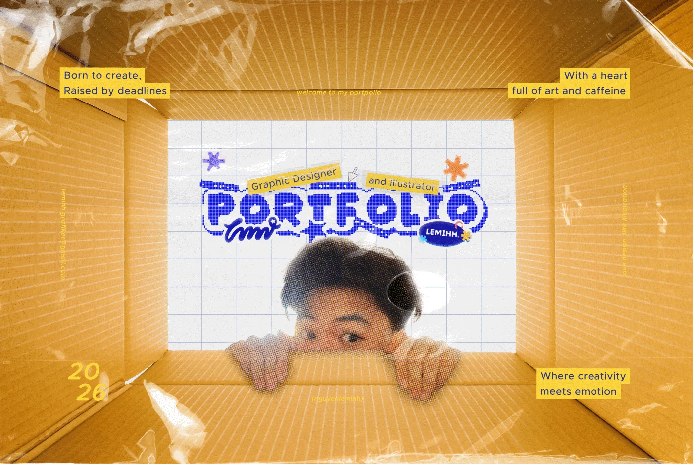 Behance 设计精选 | PORTFOLIO 2026 - GRAPHIC DESIGNER & ILLUSTRATOR-多模态AI