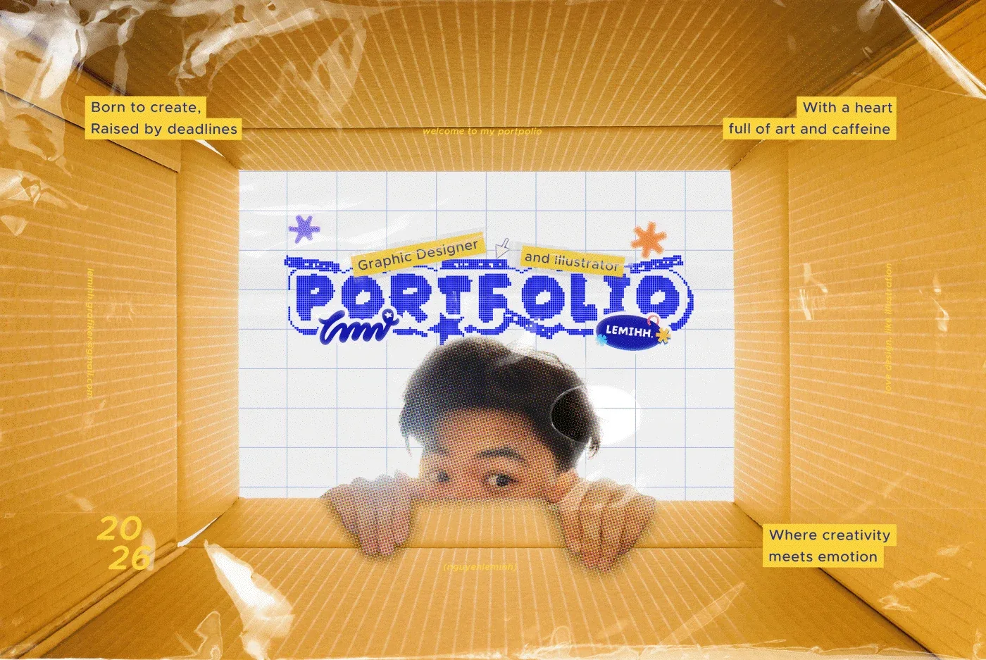 Behance 设计精选 | PORTFOLIO 2026 - GRAPHIC DESIGNER & ILLUSTRATOR-多模态AI