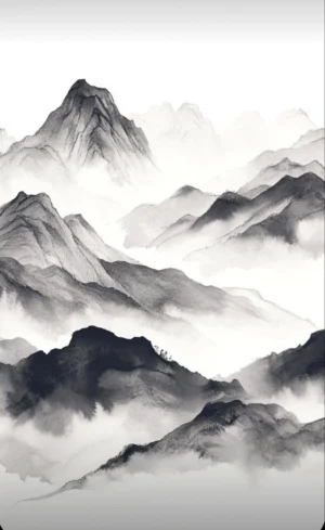 Pinterest 设计灵感 | 山水画设计灵感