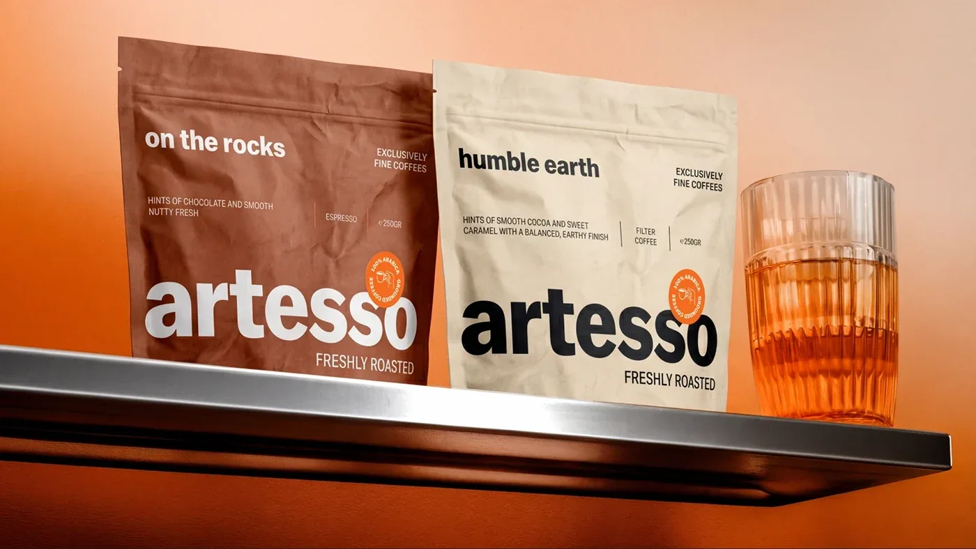 Behance 设计精选 | ARTESSO COFFEE | BRAND IDENTITY DESIGN-多模态AI
