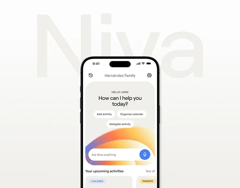 Behance 设计精选 | Niva | AI family assistant-多模态AI