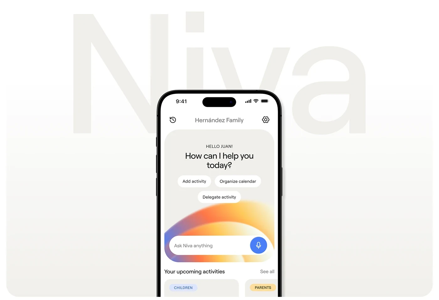 Behance 设计精选 | Niva | AI family assistant-多模态AI