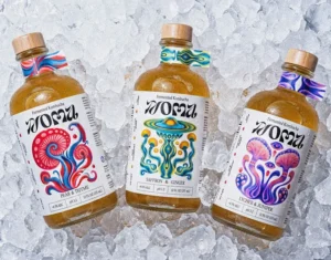 Behance 设计精选 | NOMA | Kombucha Branding, Label, Logo, Illustration