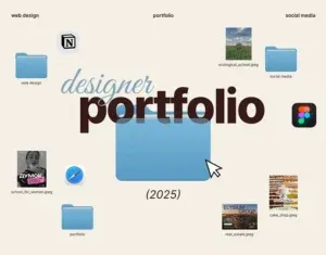 Behance 设计精选 | PORTFOLIO 2025 | web design & social media design