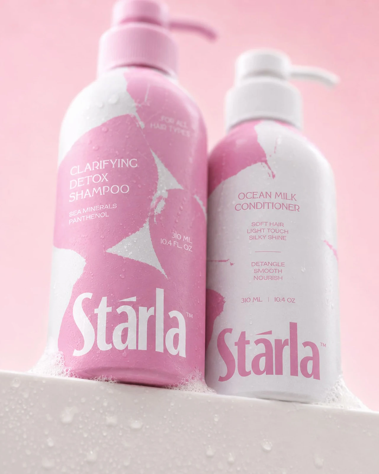 Behance 设计精选 | Starla - shampoo packing & logo design skincare brand-多模态AI