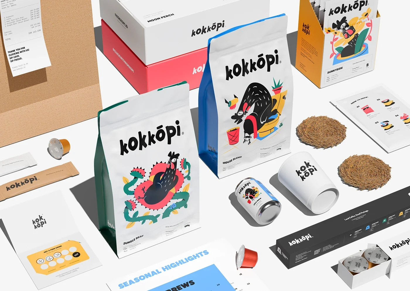 Behance 设计精选 | Kokkōpi Branding Identity-多模态AI