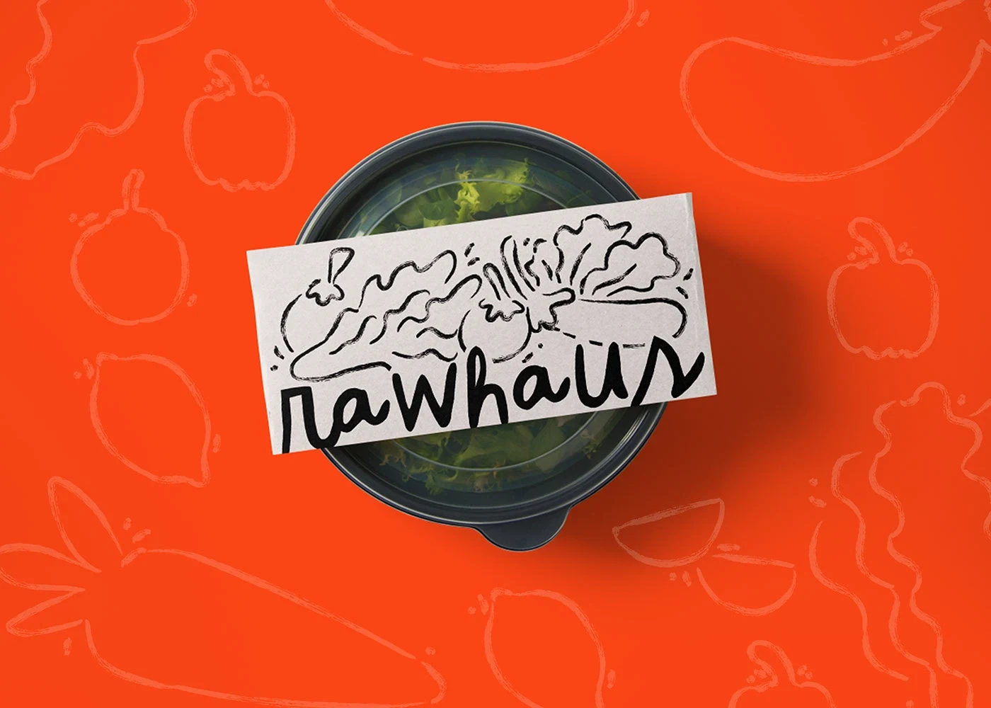 Behance 设计精选 | Rawhaus Visual Identity & Food Branding-多模态AI