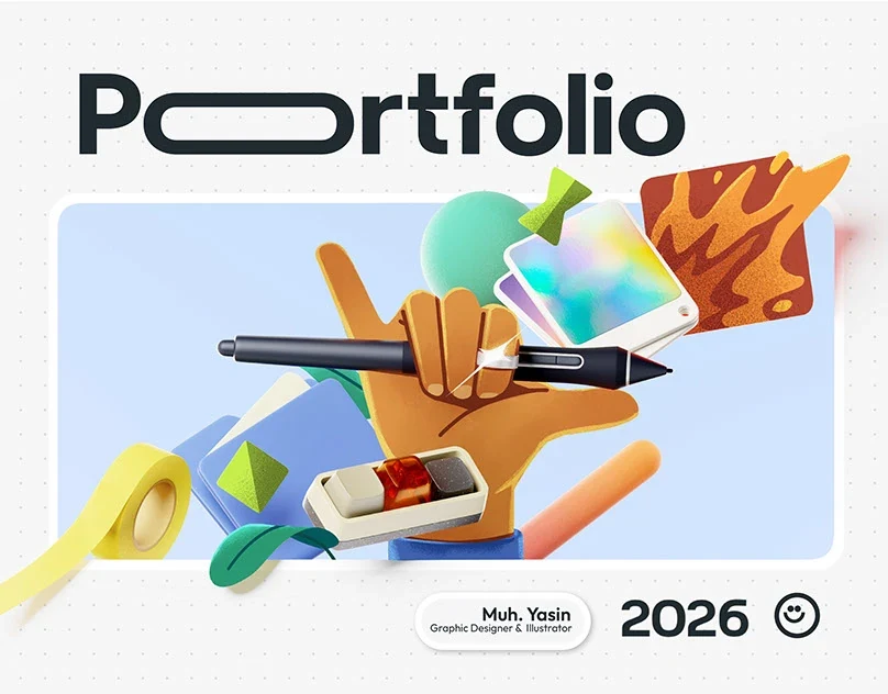 Behance 设计精选 | Creative Portfolio 2026_Muh Yasin-多模态AI
