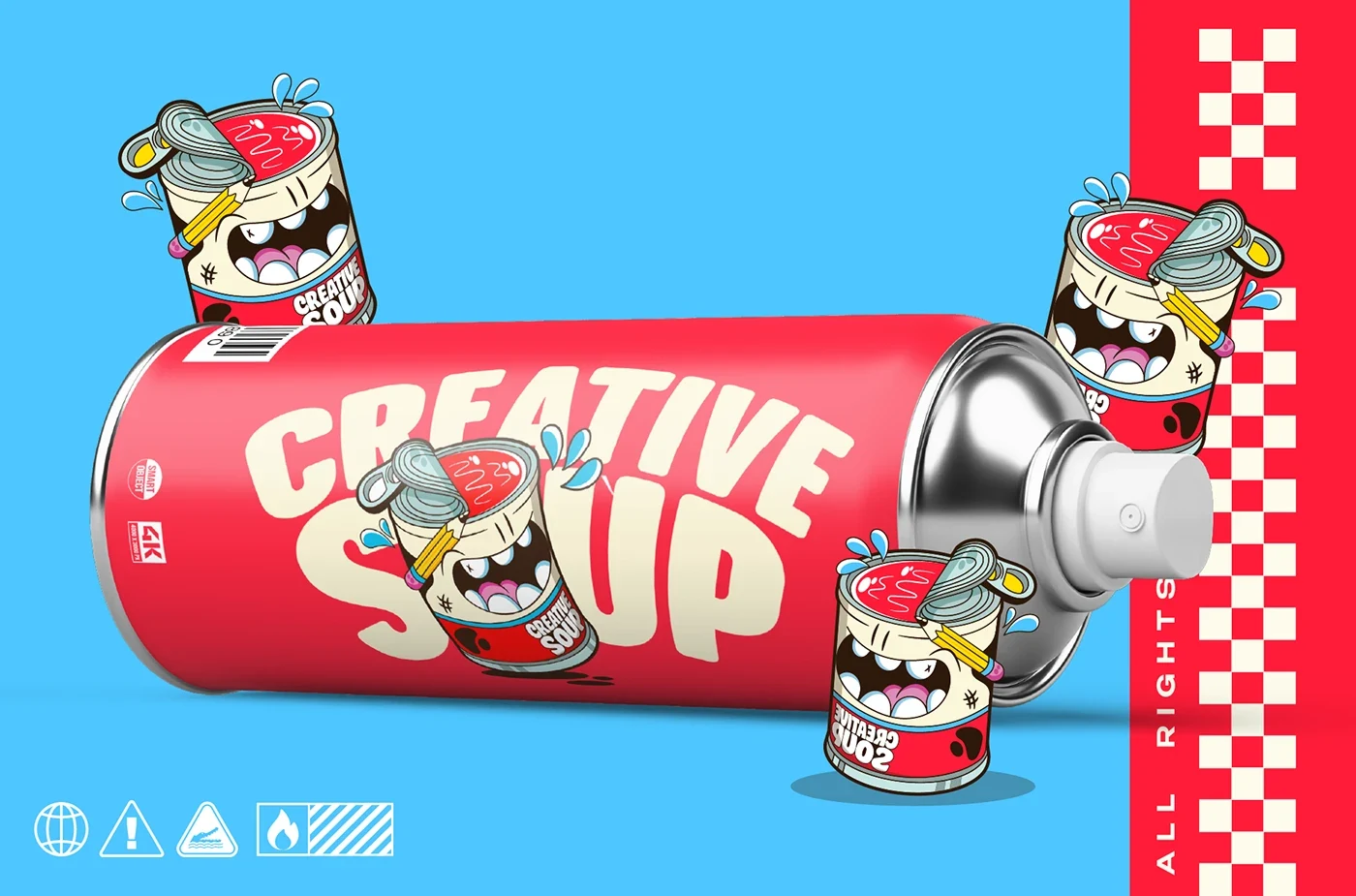 Behance 设计精选 | Creative Soup Branding & Character Design-多模态AI
