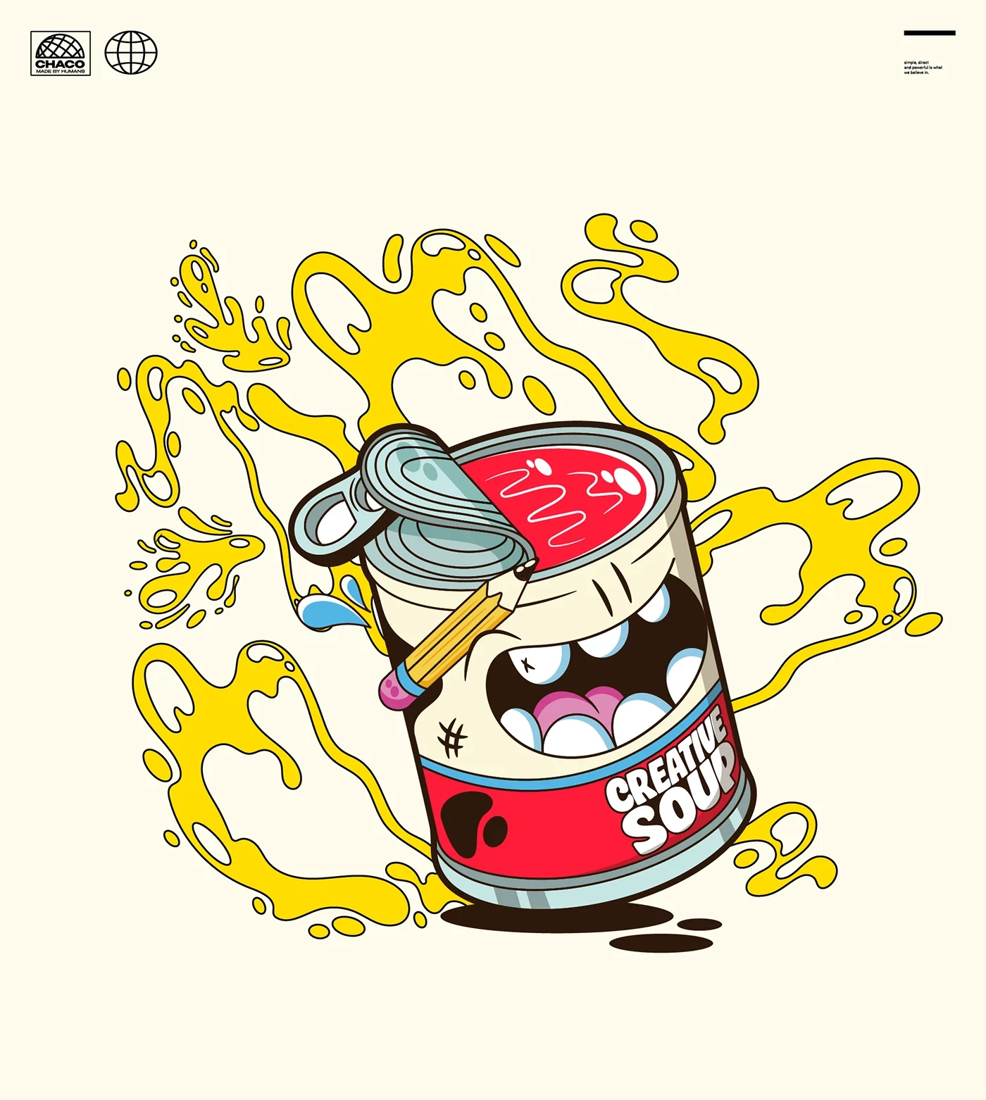 Behance 设计精选 | Creative Soup Branding & Character Design-多模态AI