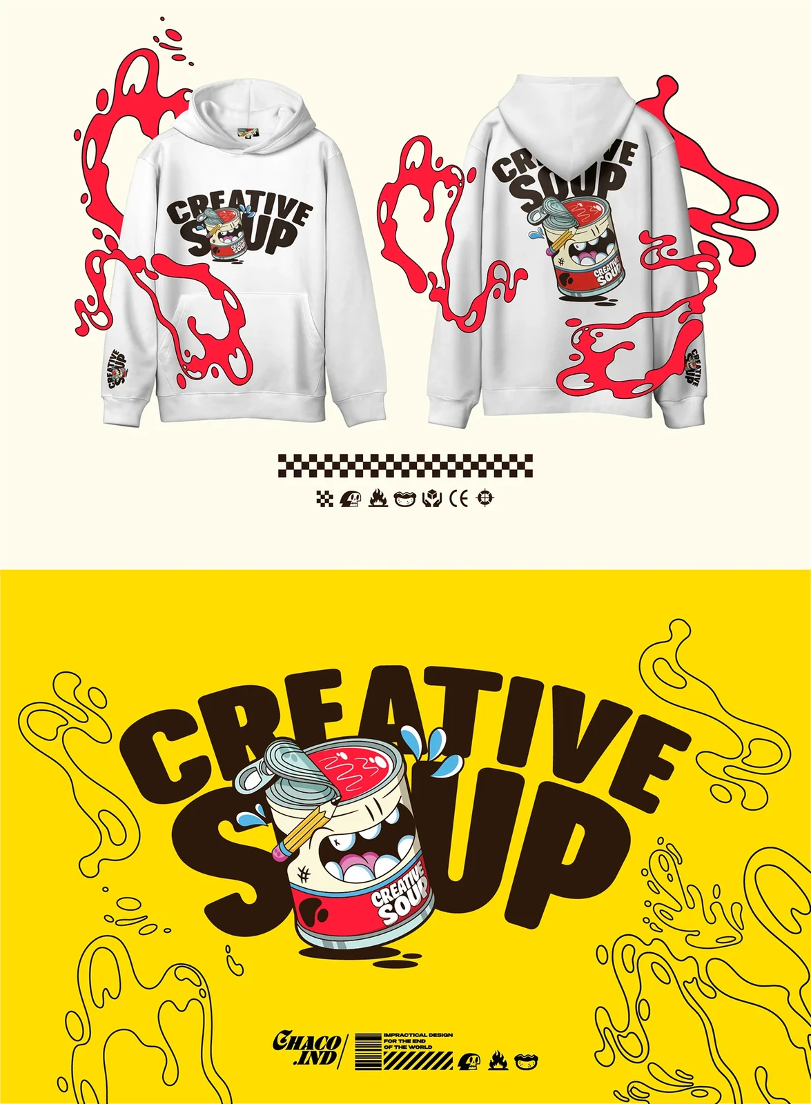 Behance 设计精选 | Creative Soup Branding & Character Design-多模态AI