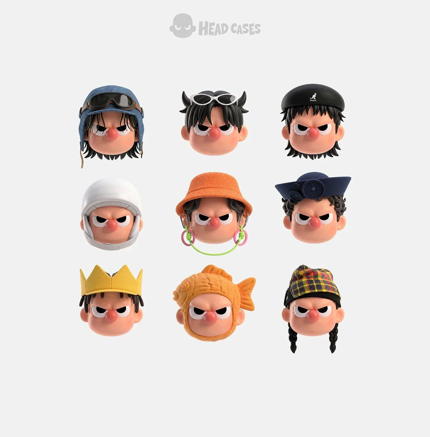 Behance 设计精选 | HEAD CASES-多模态AI