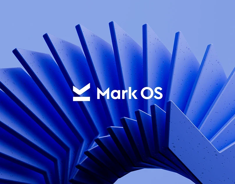Behance 设计精选 | Mark OS, Brand Identity & Web Design for an AI Platform-多模态AI