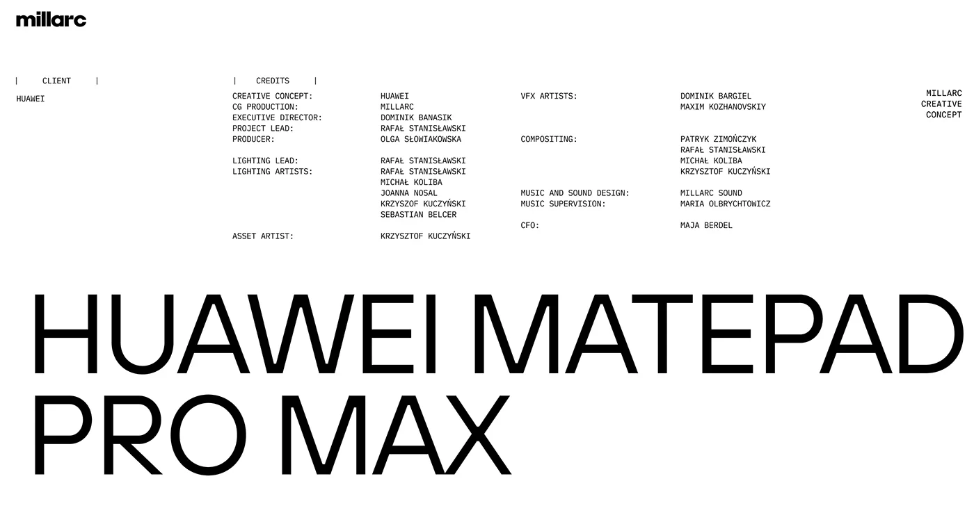 Behance 设计精选 | HUAWEI MATEPAD PRO MAX-多模态AI