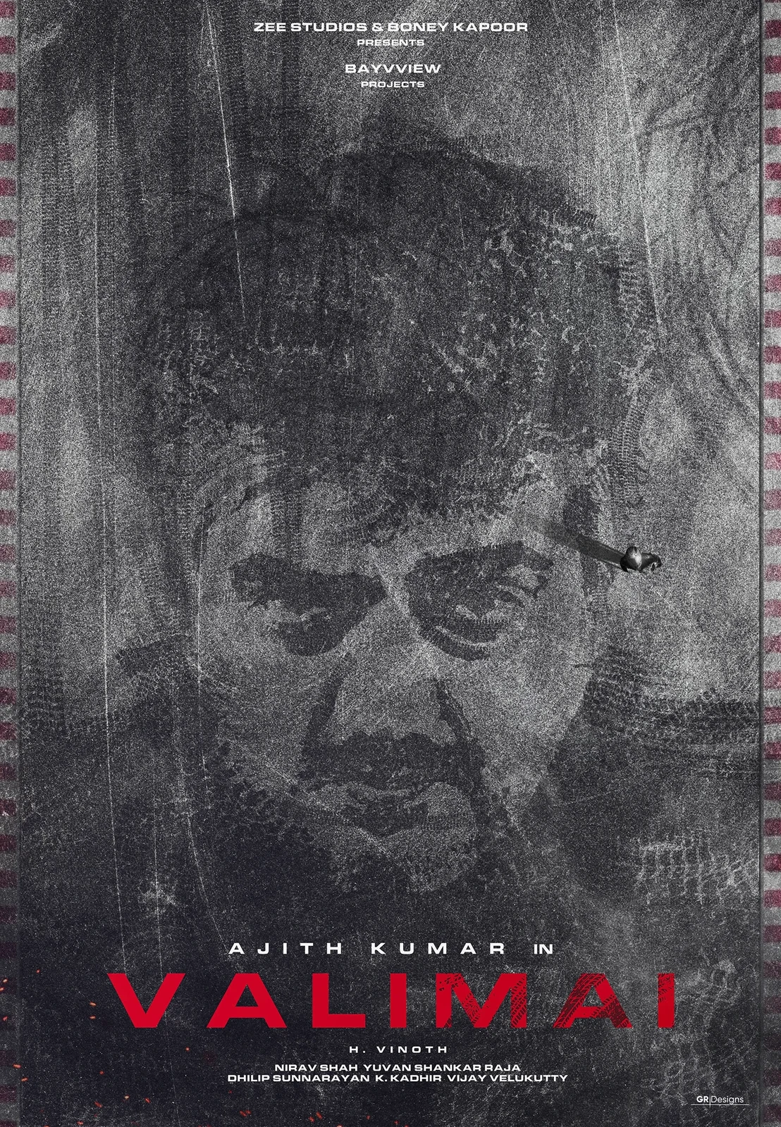 Behance 设计精选 | VALIMAI AJITH KUMAR UNOFFICIAL MOVIE POSTER DESIGN-多模态AI