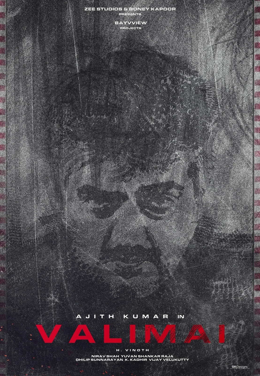 Behance 设计精选 | VALIMAI AJITH KUMAR UNOFFICIAL MOVIE POSTER DESIGN-多模态AI