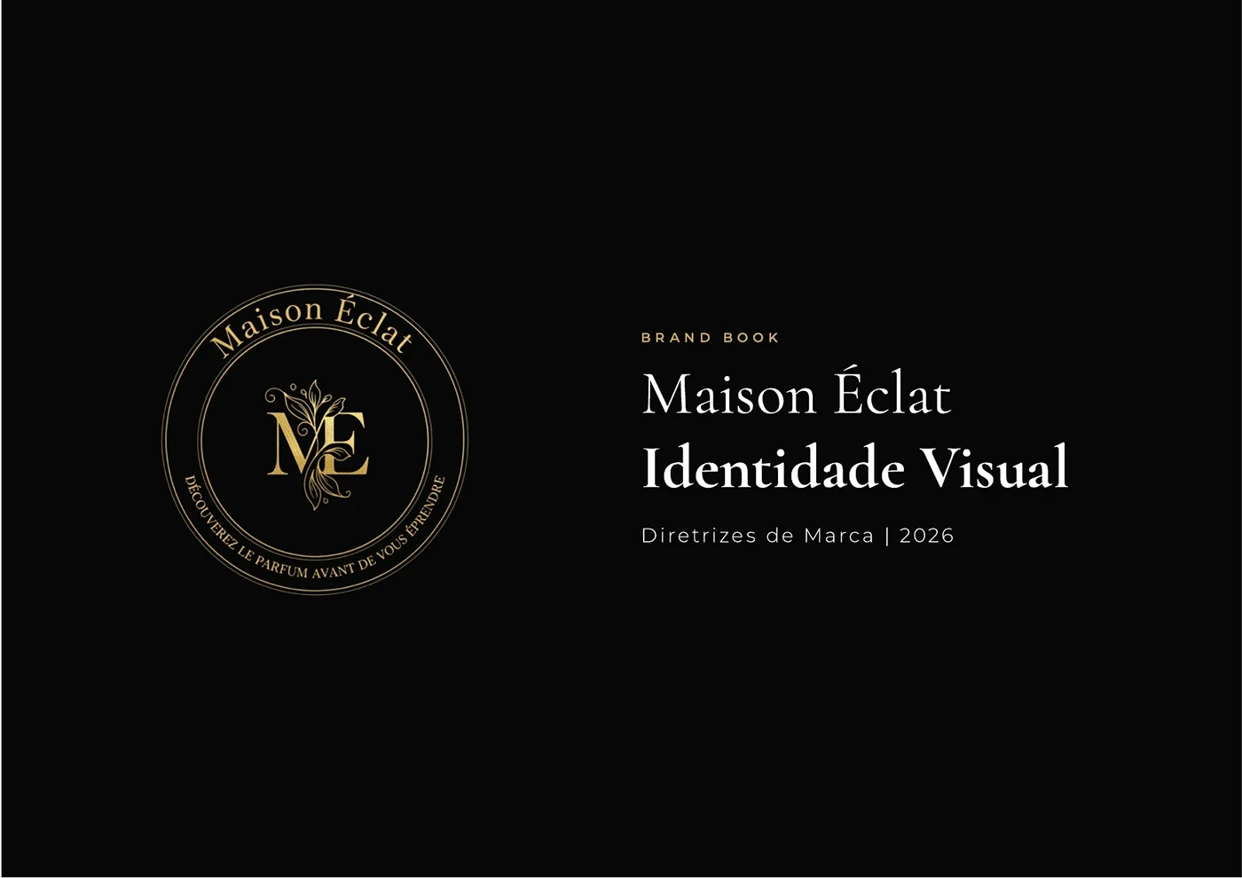 Behance 设计精选 | Identidade Visual - Maison Éclat-多模态AI