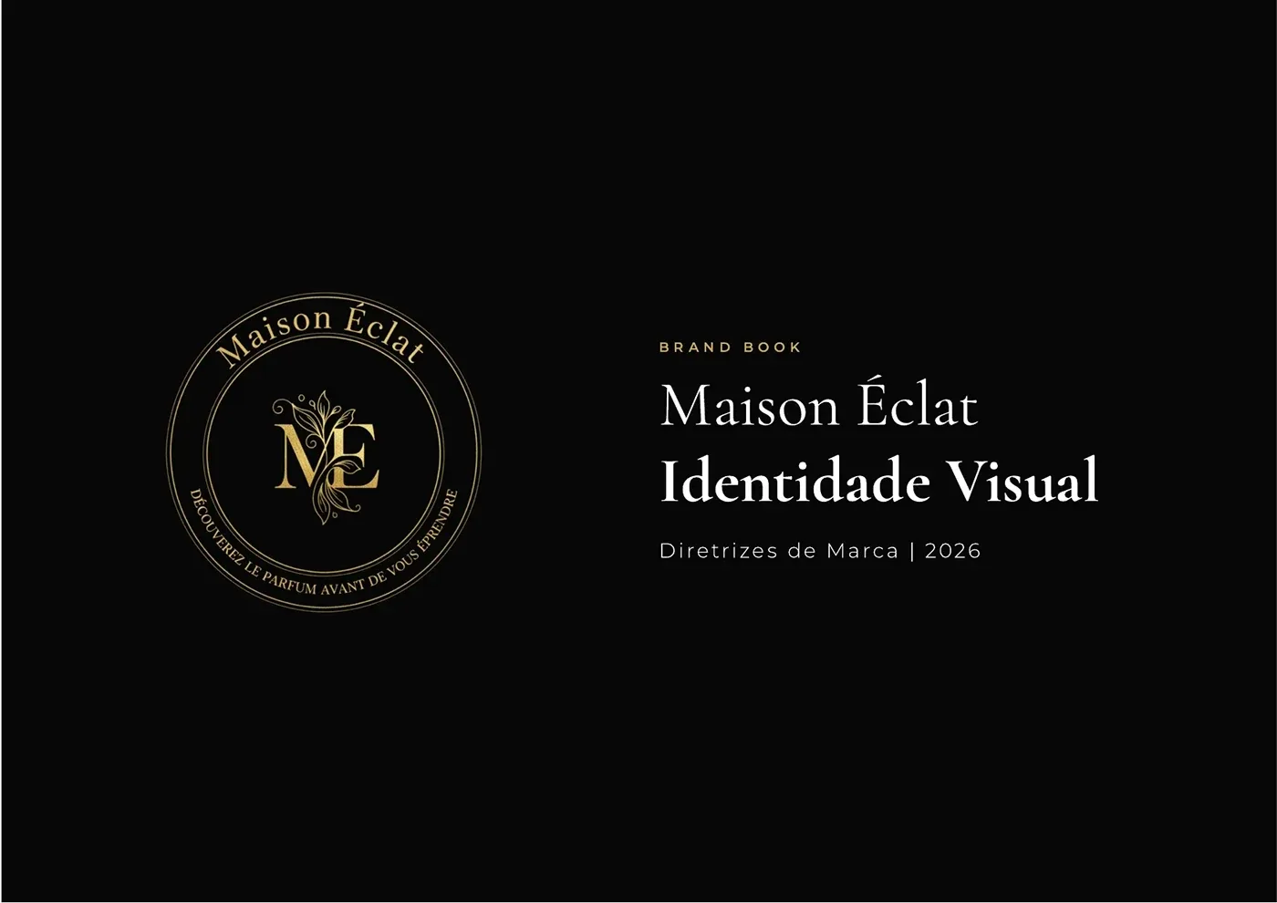 Behance 设计精选 | Identidade Visual - Maison Éclat-多模态AI