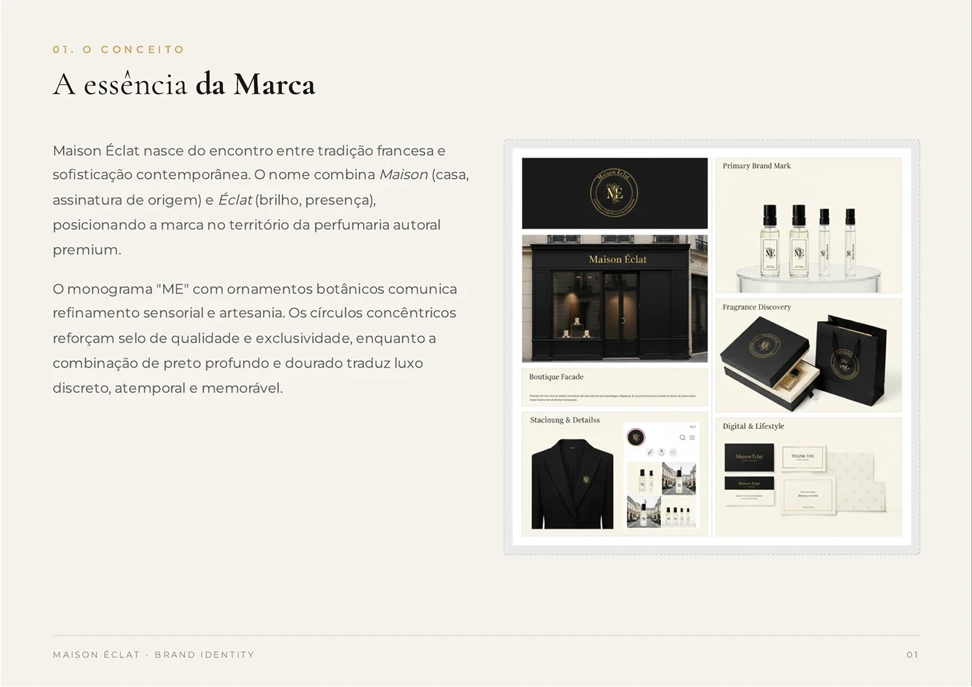 Behance 设计精选 | Identidade Visual - Maison Éclat-多模态AI