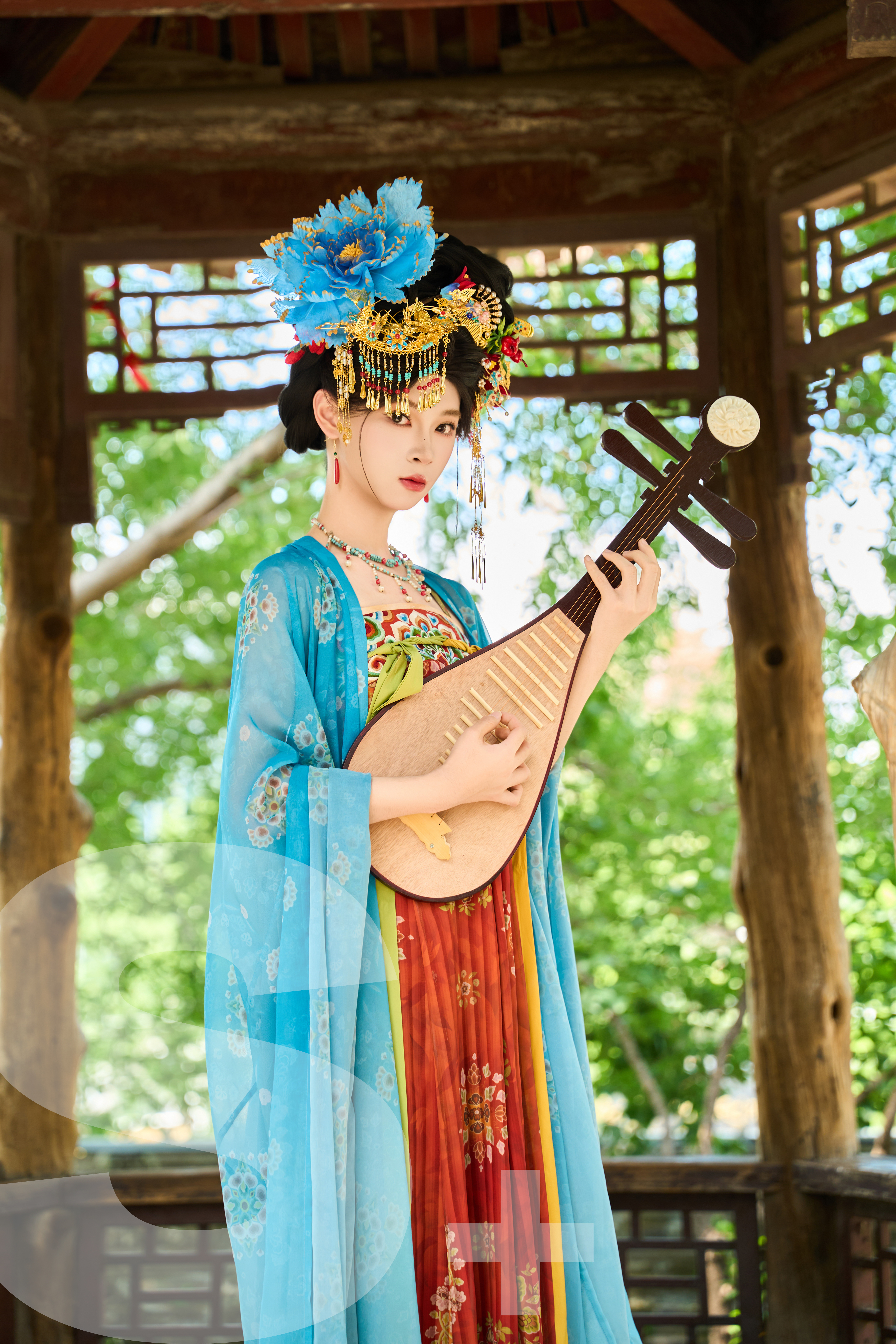 琴韵流芳:薛郡同学携琵琶演绎传统美学三重奏-多模态AI