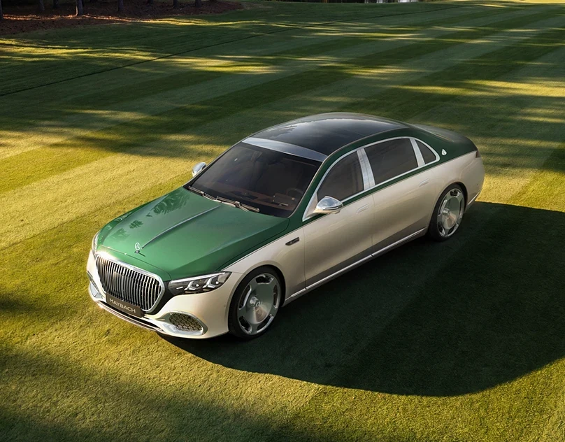 Behance 设计精选 | Maybach S-Class 2027 The Green Jacket Edition-多模态AI