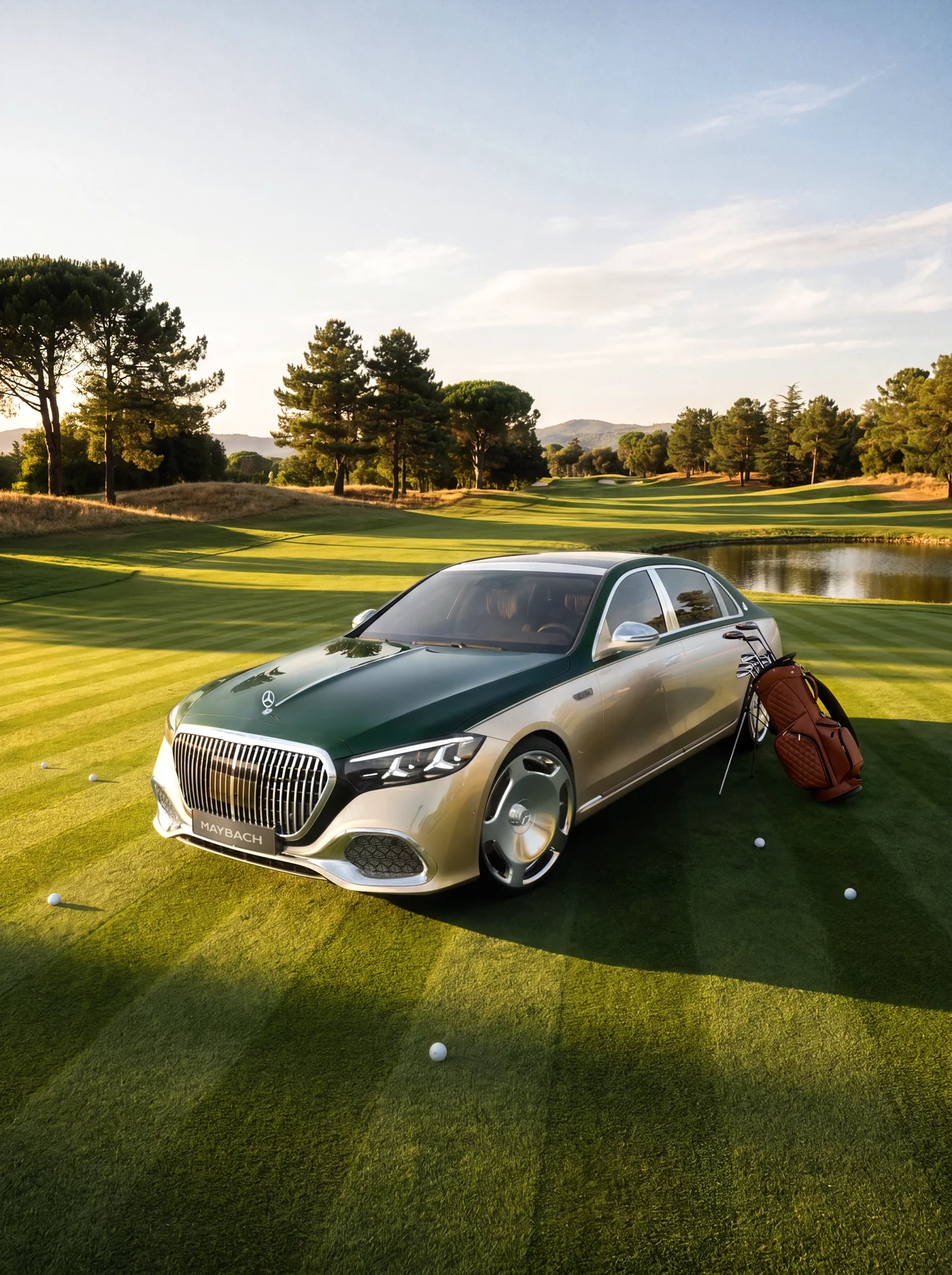 Behance 设计精选 | Maybach S-Class 2027 The Green Jacket Edition-多模态AI