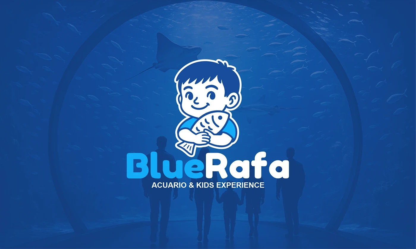 Behance 设计精选 | BlueRafa - Visual Identity for Kids Aquarium-多模态AI