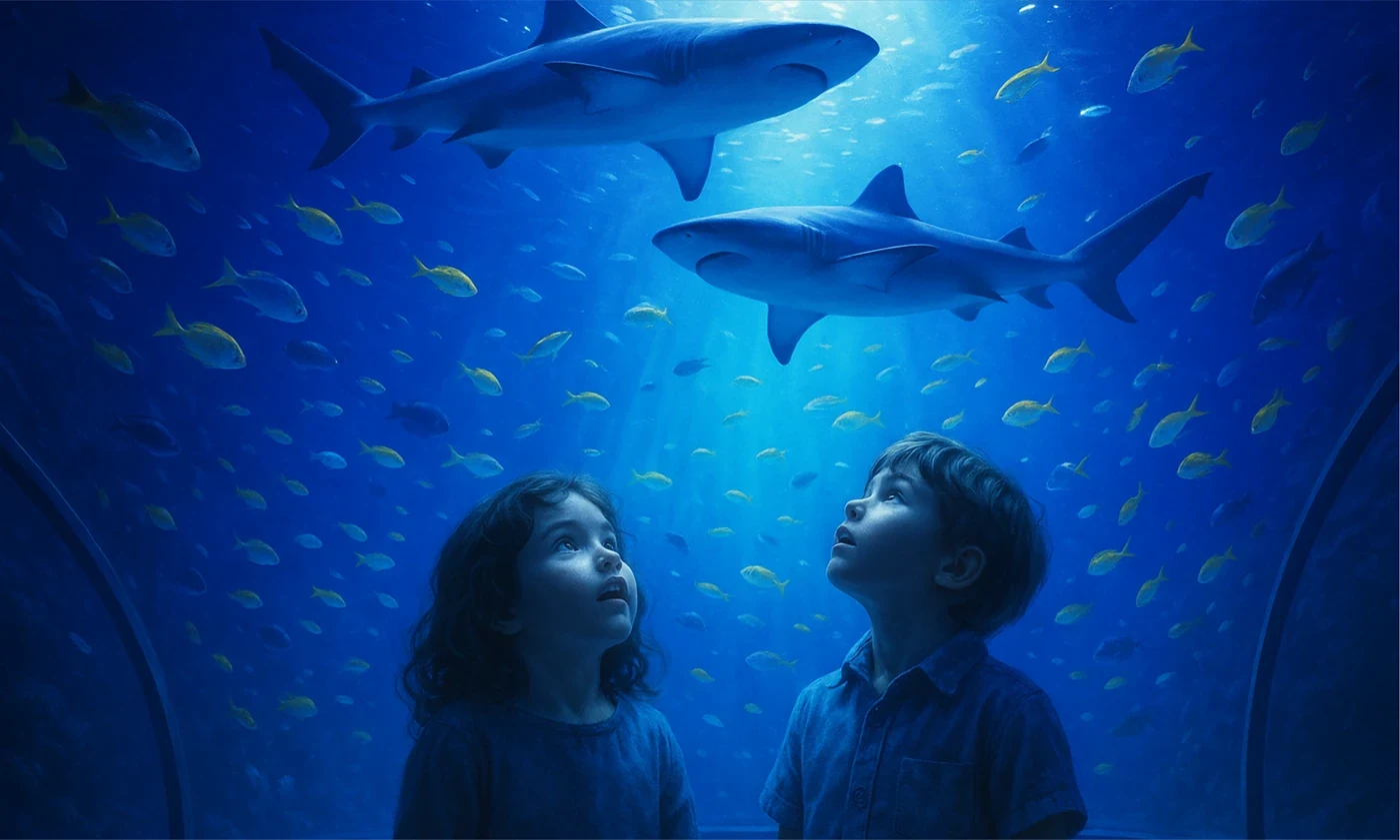 Behance 设计精选 | BlueRafa - Visual Identity for Kids Aquarium-多模态AI