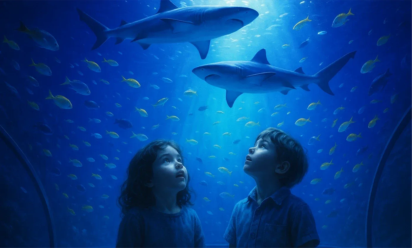 Behance 设计精选 | BlueRafa - Visual Identity for Kids Aquarium-多模态AI