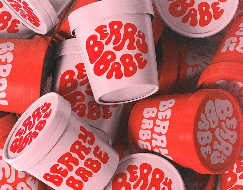 Behance 设计精选 | Brand Identity for Berry Babe Byron Bay Ice Cream-多模态AI
