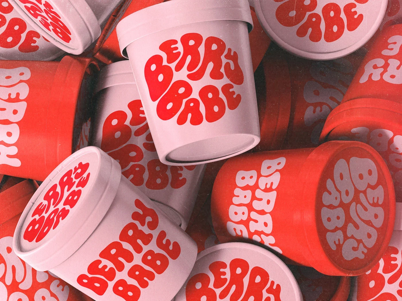 Behance 设计精选 | Brand Identity for Berry Babe Byron Bay Ice Cream-多模态AI