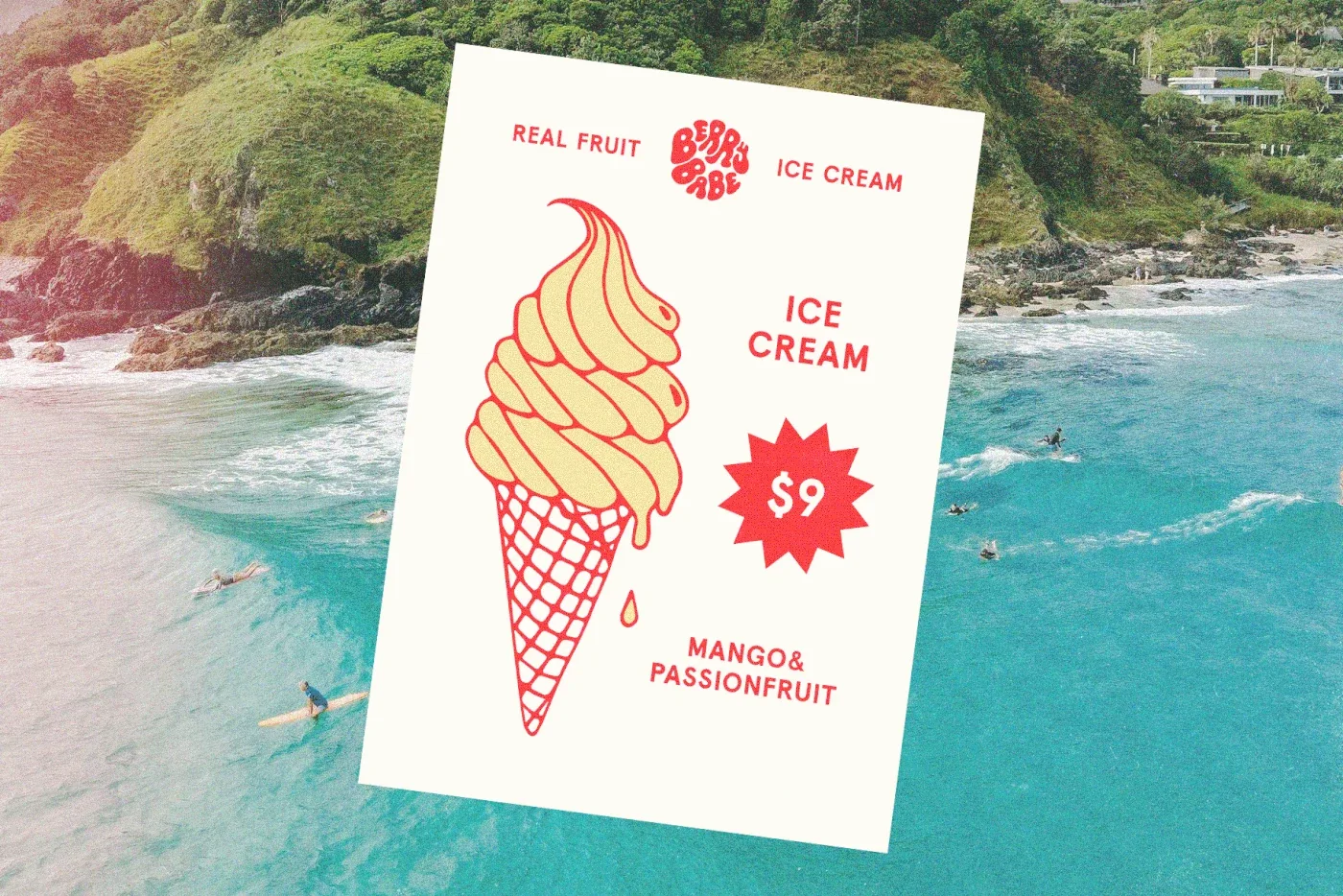 Behance 设计精选 | Brand Identity for Berry Babe Byron Bay Ice Cream-多模态AI