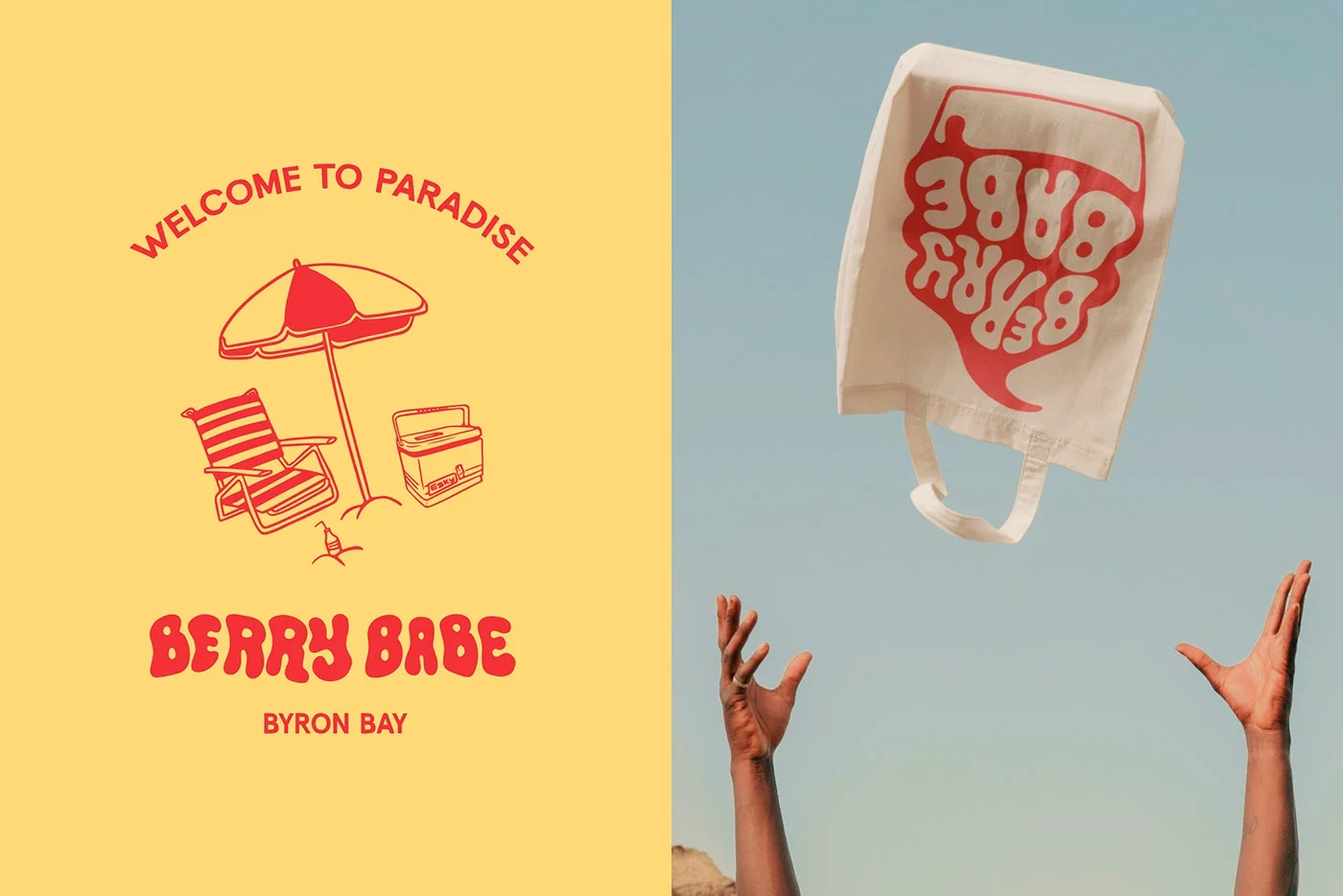 Behance 设计精选 | Brand Identity for Berry Babe Byron Bay Ice Cream-多模态AI