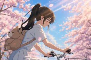 樱花树下的自行车少女：春日骑行三部曲