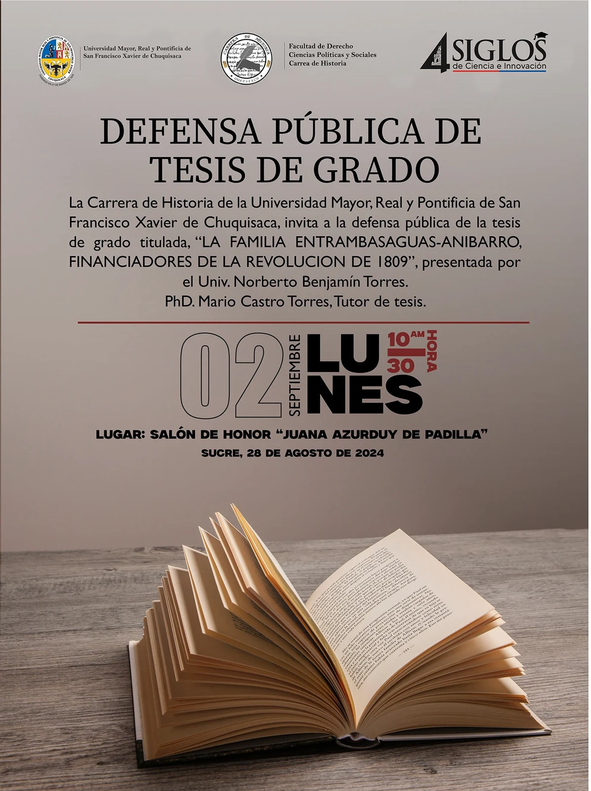 Behance 设计精选 | Graphic-Design (USFX Carrera de Historia)-多模态AI