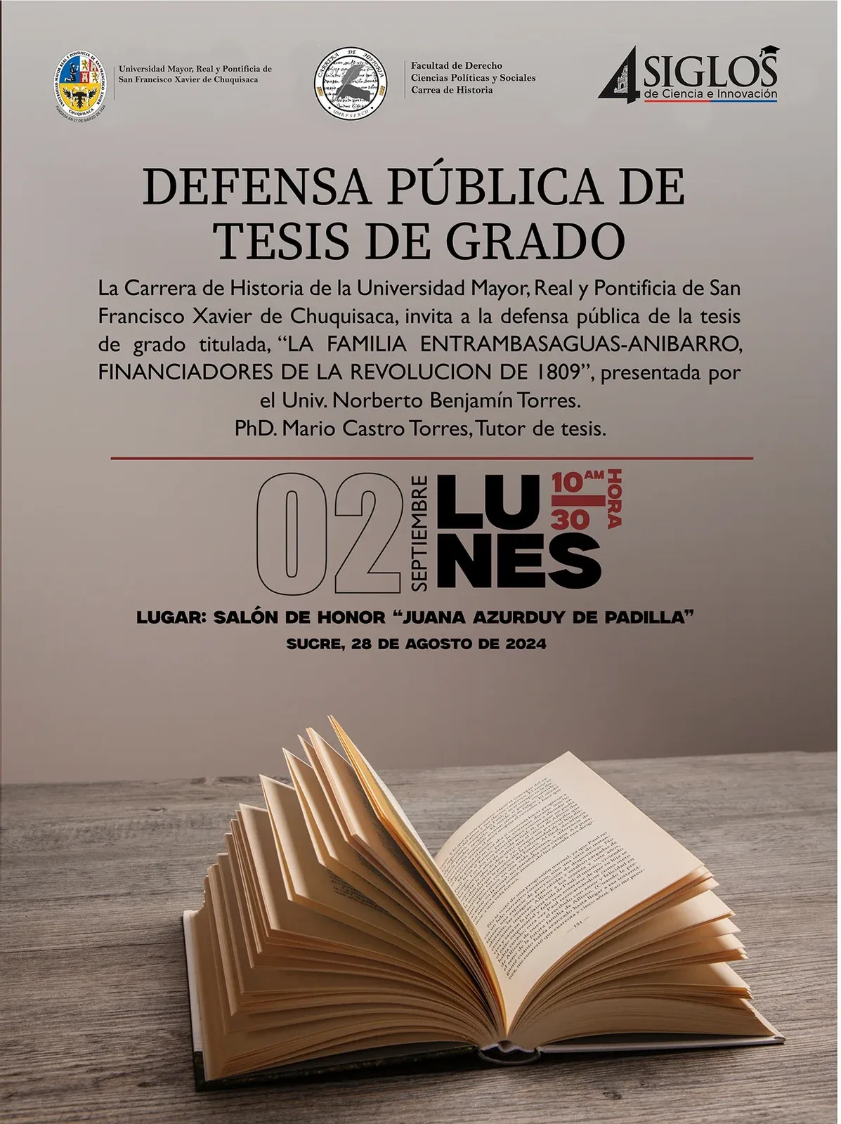 Behance 设计精选 | Graphic-Design (USFX Carrera de Historia)-多模态AI