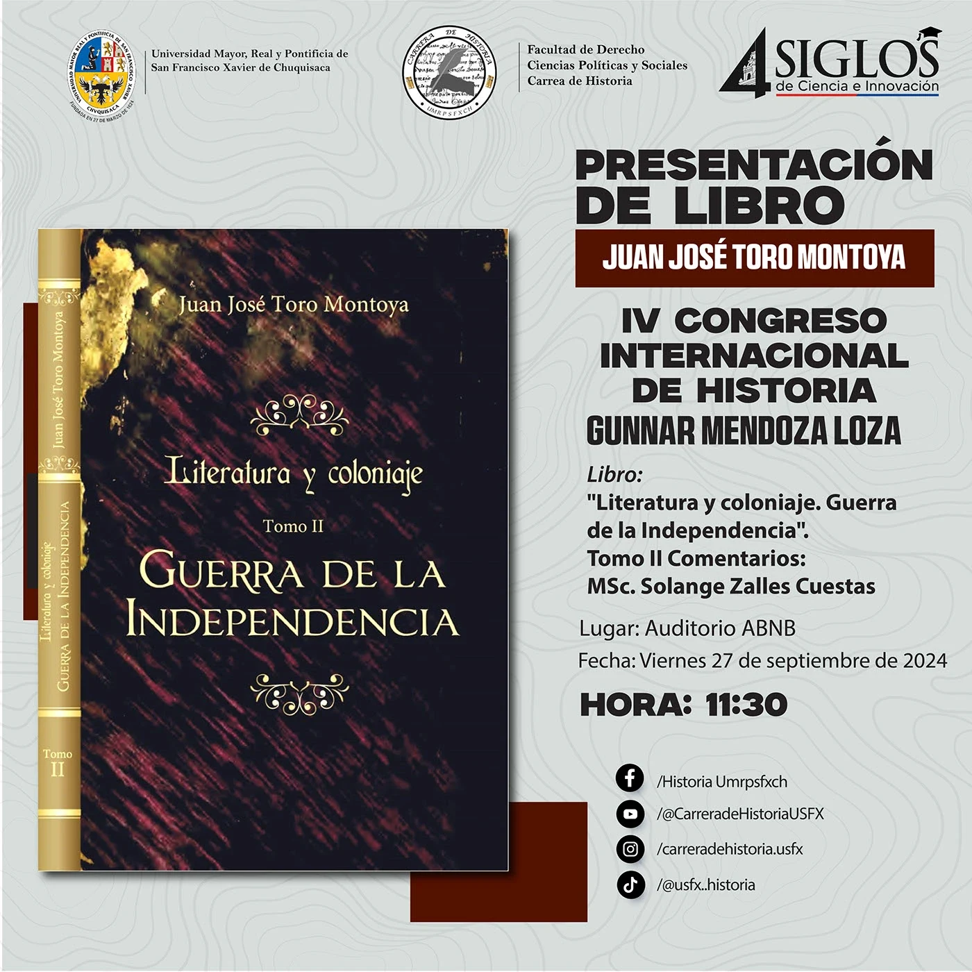 Behance 设计精选 | Graphic-Design (USFX Carrera de Historia)-多模态AI