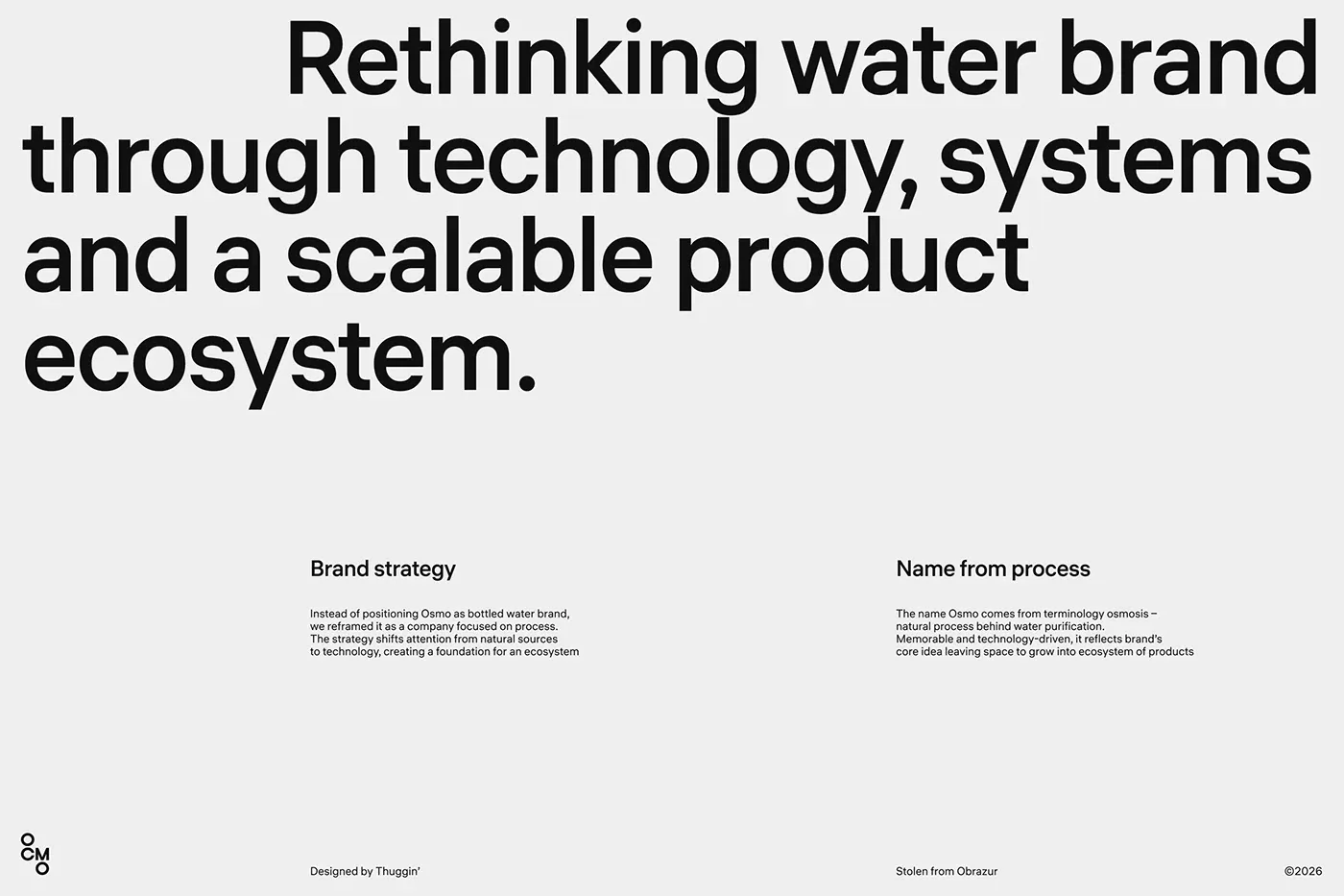 Behance 设计精选 | OSMO: Brand identity-多模态AI