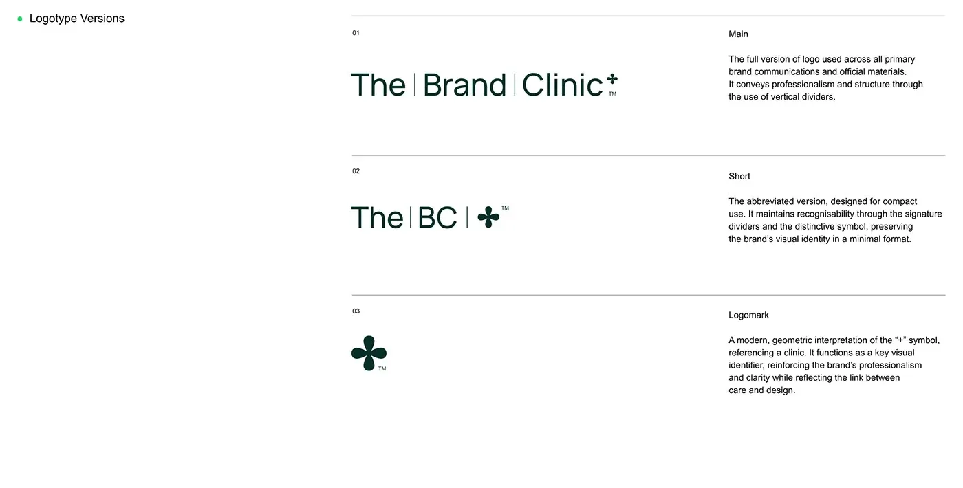 Behance 设计精选 | The | Brand | Clinic — Design Agency; Brand Identity-多模态AI