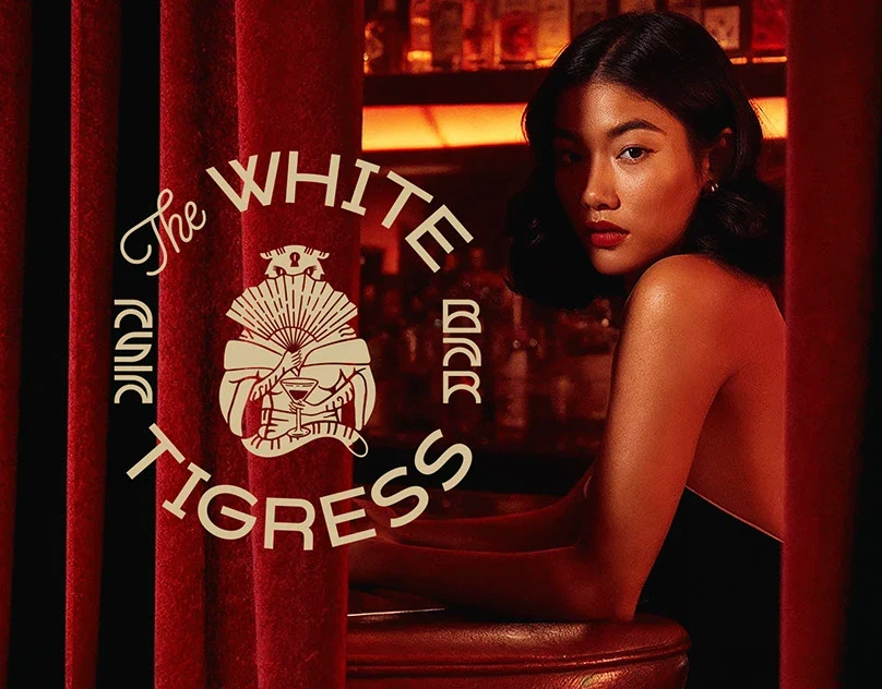 Behance 设计精选 | White Tigress Bar-多模态AI