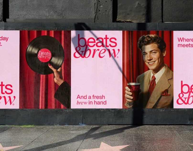 Behance 设计精选 | Beats & Brew Coffee-多模态AI