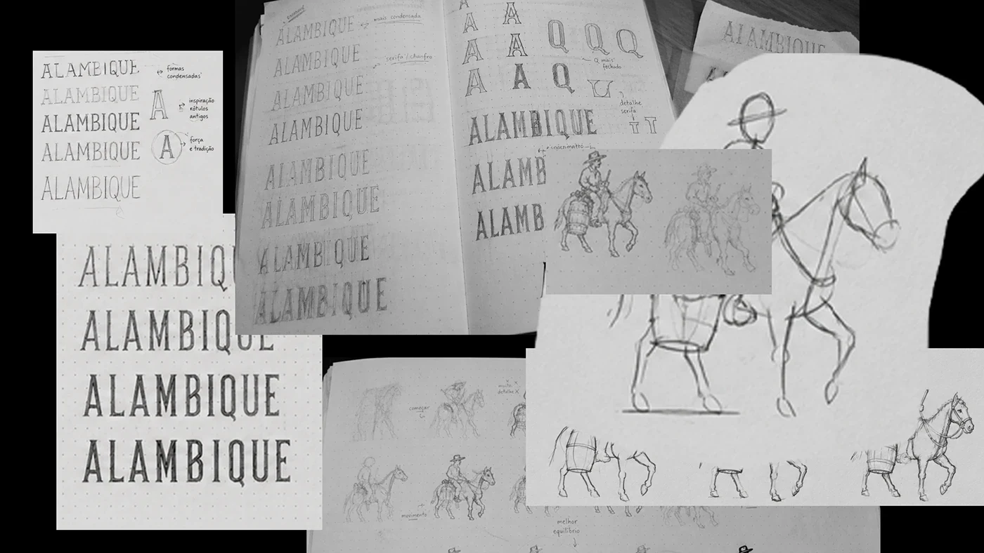 Behance 设计精选 | Alambique Bar | Visual Identity-多模态AI