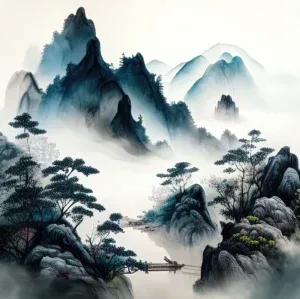 Pinterest 设计灵感 | chinese landscape painting