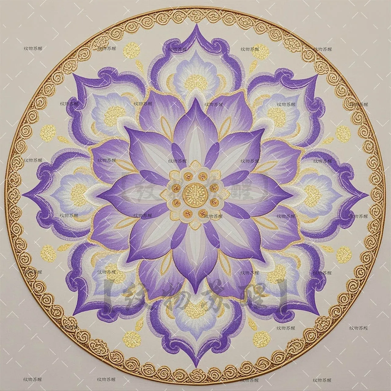 站酷设计精选 | 国风对称花卉纹样 宝相花 / 梅 / 茉莉曼陀罗素材-多模态AI