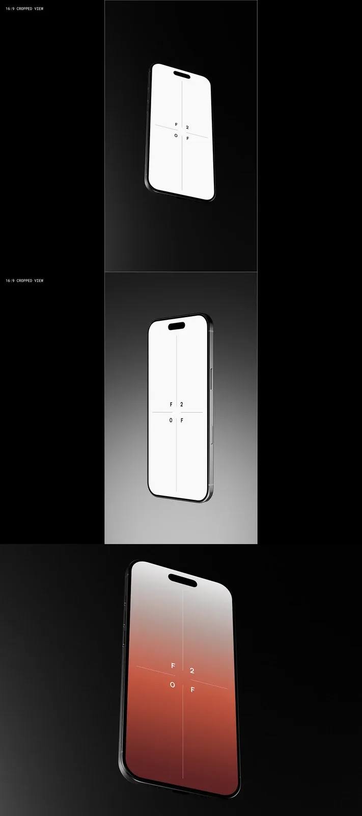Behance 设计精选 | Animated iPhone Air Mockup F02-多模态AI